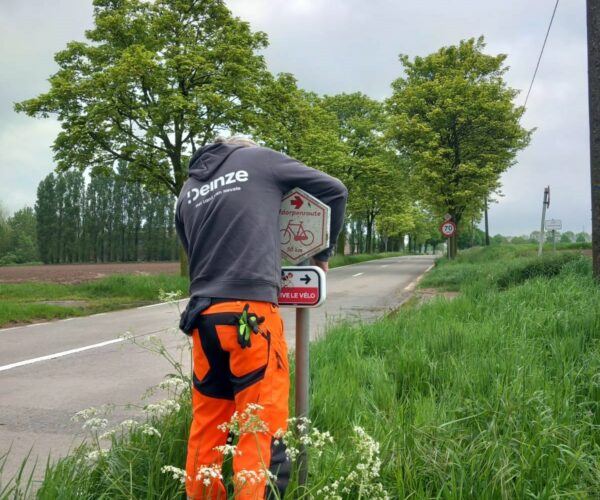 Voorbereidingen Voor De Vive Le Vélo Fietsroutes In Deinze