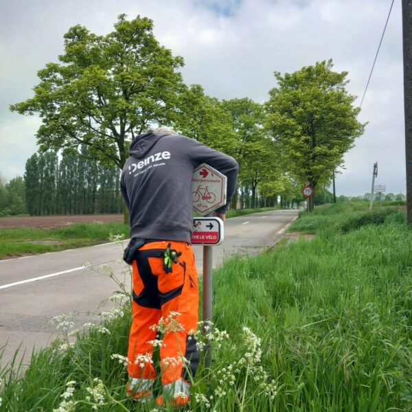 Voorbereidingen Voor De Vive Le Vélo Fietsroutes In Deinze